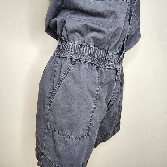 BLANKNYC Washed Black Boiler Romper Size Small - Picture 3 of 14